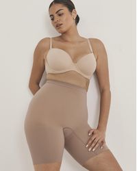 Spanx - Everyday Seamless Short Cafeaulait - Lyst