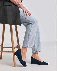 JD Williams - Low Wedge Court Shoe Wide Fit - Lyst