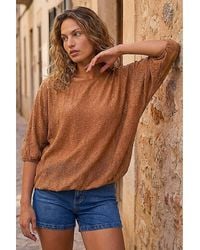 Roman - Roman Bubble Hem Top - Lyst