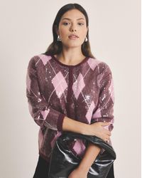Simply Be - Clear Sequin Cardigan - Lyst