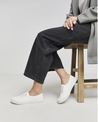 Simply Be - Lace Up Plimsole Wide Fit - Lyst