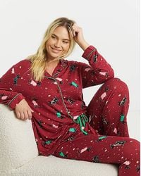 Pretty Secrets - Scottie Dog Button Pj Set - Lyst