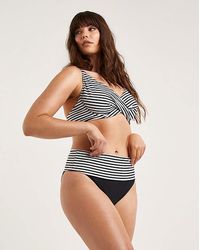 Figleaves - Figleaves Tailor Fold Bikini Bottoms - Lyst