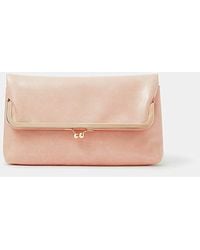 Accessorize - Fold Over Clip Clutch Bag - Lyst