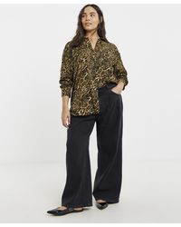 Simply Be - Viscose Printed Shirt - Lyst
