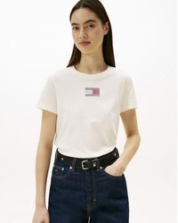 Tommy Hilfiger - Embellished Flag T-Shirt - Lyst