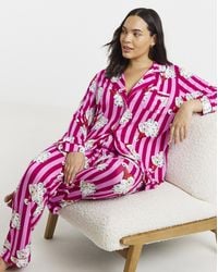 Pretty Secrets - Viscose Blend Revere Pyjama Set - Lyst