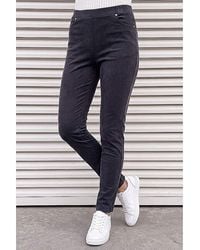 Roman - Roman Corduroy Straight Leg Trouser - Lyst