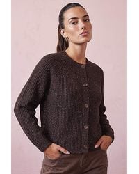 Roman - Roman Shimmer Buttoned Cardigan - Lyst