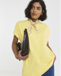 Simply Be - Slouchy Dip Back T-Shirt - Lyst
