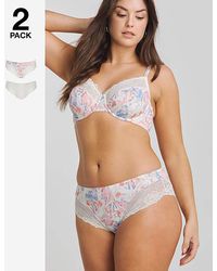 Pretty Secrets - 2 Pack Adrianne Midi Briefs - Lyst