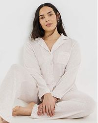 Pretty Secrets - Brushed Rib Pyjama Set - Lyst