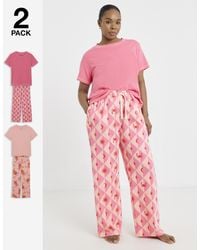 Pretty Secrets - 2 Pack Ribbed T-Shirt Set - Lyst