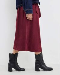 Simply Be - Sherling Trim Ankle Boot Wide - Lyst