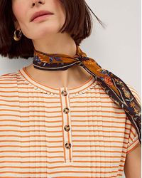 Monsoon - Selena Stripe Jersey T-Shirt - Lyst