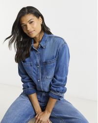 Simply Be - Mid Ultimate Denim Shirt - Lyst