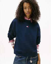 Tommy Hilfiger - Boxy Badge Crew - Lyst