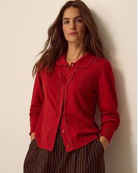 Monsoon - Carey Cable Knit Cardigan - Lyst