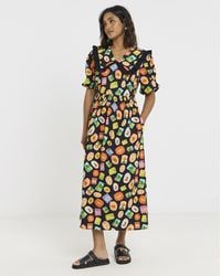 Twisted Wunder - Collared Midaxi Dress - Lyst