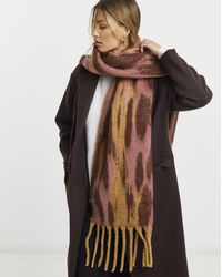 Simply Be - Brushed Patterned Scarf - Lyst