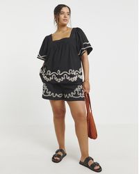 Simply Be - Embroidered Blouse - Lyst