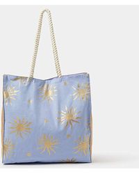 Accessorize - Sun Print Beach Tote Bag - Lyst