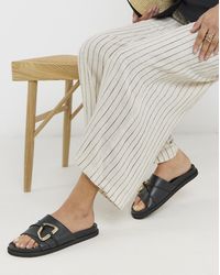 JD Williams - Oversized Trim Mule Sandal Wide - Lyst