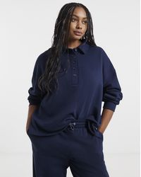 Simply Be - Polo Neck Sweatshirt - Lyst