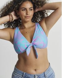 Simply Be - Mix And Match Reversible Bikini Top - Lyst