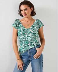 Joe Browns - Jb Amelia Frill Sleeve Jersey Top - Lyst