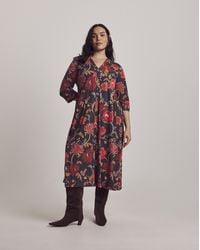Julipa - Petite Button Down Midi Dress - Lyst