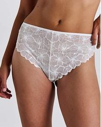Pretty Secrets - All Over Lace Brazilian Briefs - Lyst