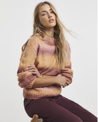 Native Youth - Striped Fluff Jumper - Lyst