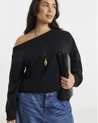 Simply Be - Off The Shoulder Sweat - Lyst