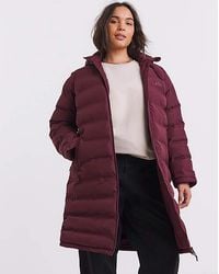 Snowdonia - Showerproof Long Padded Jacket - Lyst