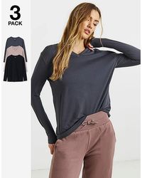 Simply Be - 3 Pack High Neck Tops - Lyst