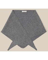 Monsoon - Fae Knitted Triangle Scarf - Lyst