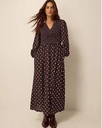 Monsoon - Shae Polka Dot Jersey Midi Dress - Lyst