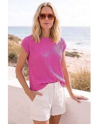Classic - Roman Textured Stretch T-Shirt - Lyst