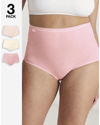 Sloggi - 3Pk Basic Maxi Briefs Multi - Lyst