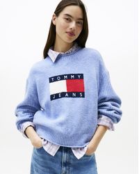 Tommy Hilfiger - Melange Flag Sweater - Lyst