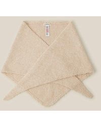 Monsoon - Taya Knitted Triangle Scarf - Lyst
