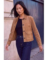 Roman - Roman Faux Suede Pocket Jacket - Lyst