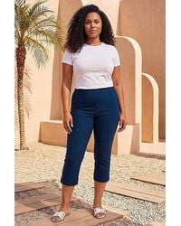 Roman Curve - Cropped Stretch Trouser - Lyst