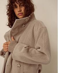 Monsoon - Millie Funnel Neck Belted Coat - Lyst