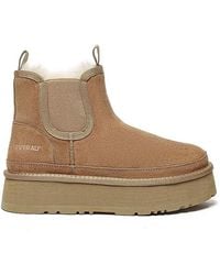 EVER AU - Shoveler Platform Boots - Lyst