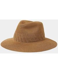 Accessorize - Woven Packable Fedora Hat - Lyst