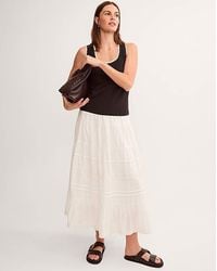 Monsoon - Maria Tiered Maxi Skirt - Lyst