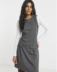 Simply Be - Jersey Jacquard Shift Dress - Lyst