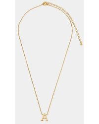 Accessorize - Ss Initial Pendant Necklace - Lyst